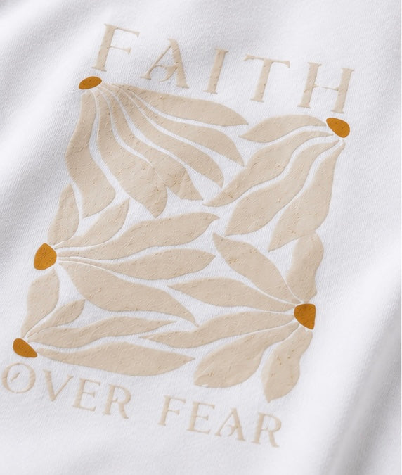 Women’s faith over fear t-shirt